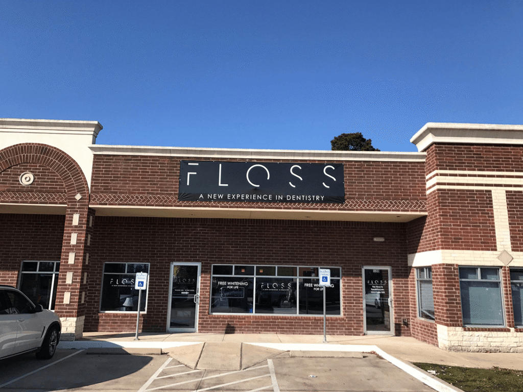 FLOSS Dental of Magnolia exterior at 6318 FM 1488, Suite 120, Magnolia, TX.